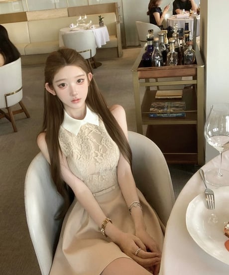 Lace Nude Pink Collar Dress