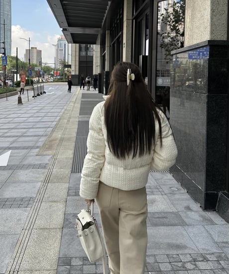 Cable Short Down Jacket