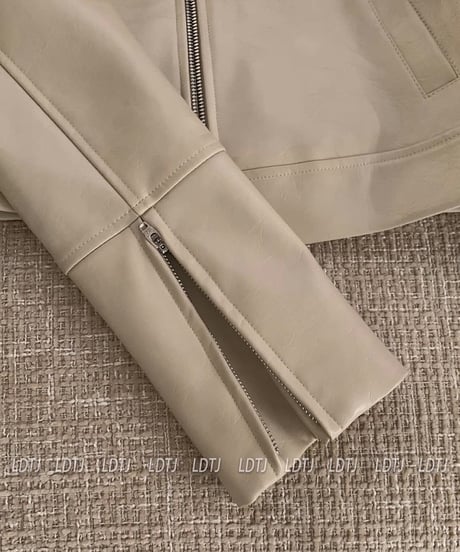 Short PU Leather Jacket