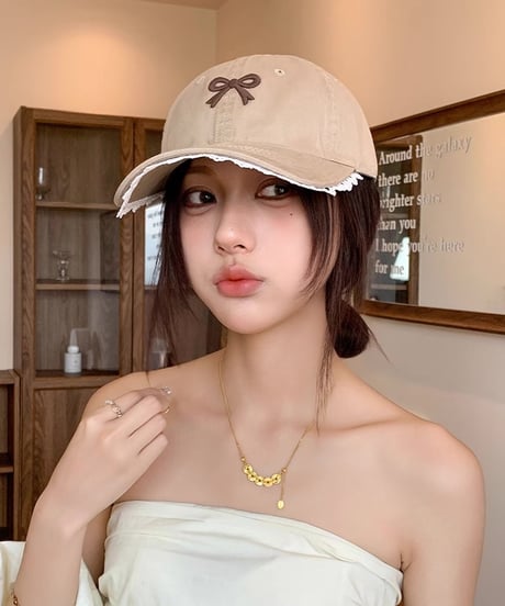 Lace Embroidery Cap