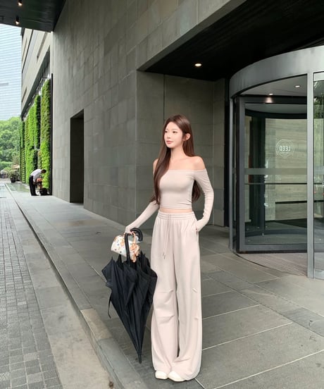 Off Shoulder Sweat Setup