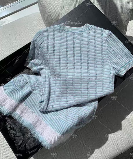 4TypeYarn Knit OP + Cardigan