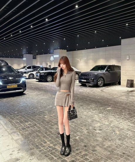 Sporty Gray Knit Setup