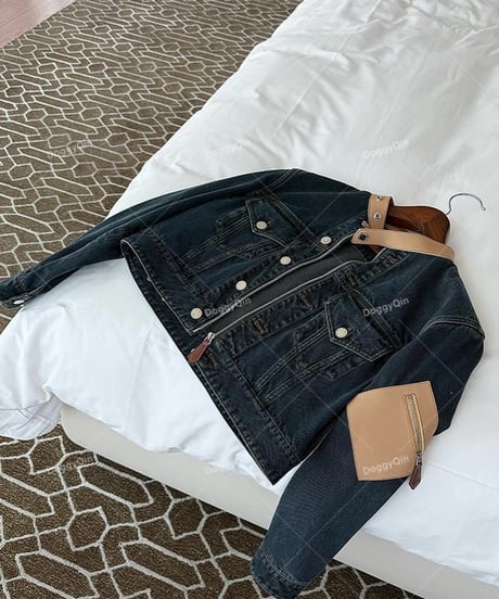 Leather Custom Denim Jacket