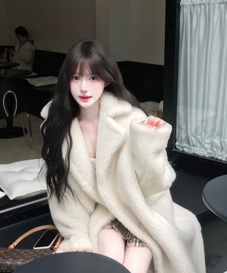 Teddy Bear Fur Coat【White】