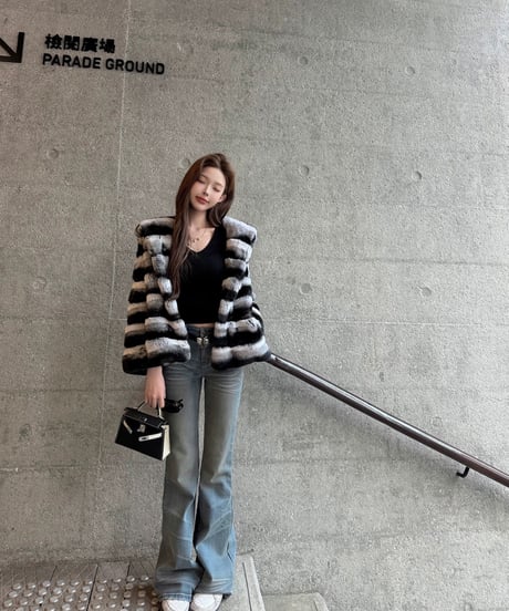 Washed Low rise Flare Denim Pants
