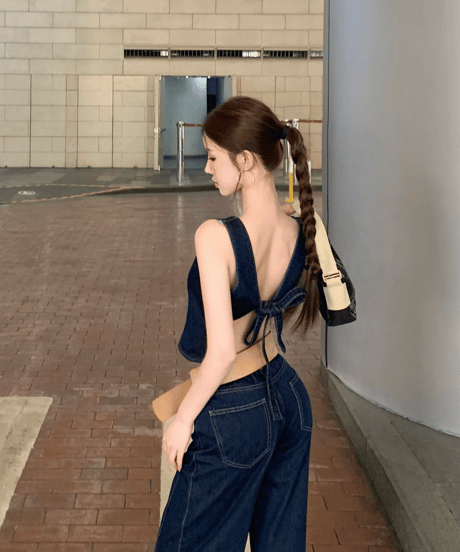 Backless Denim Setup
