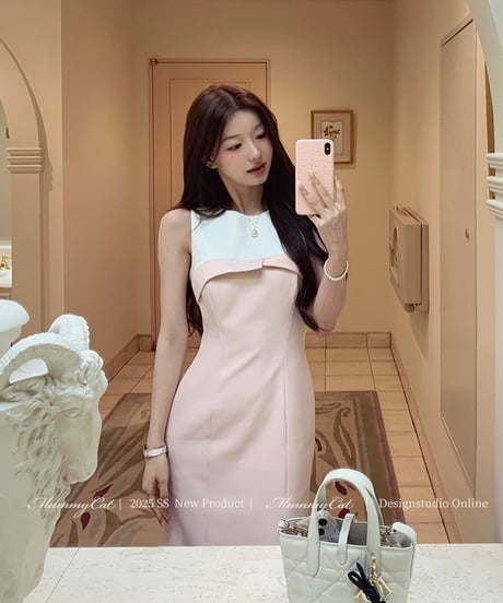 Classic Bi-color Dress