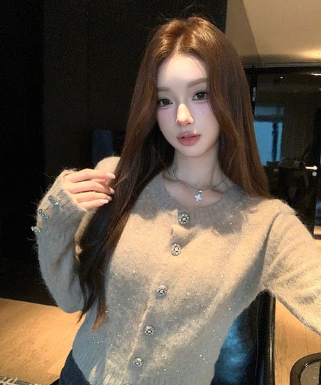 glitter Sweater Cardigan