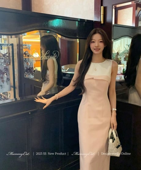 Classic Bi-color Dress