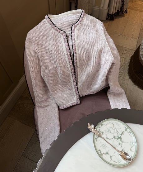 Sequin Knit Cardigan