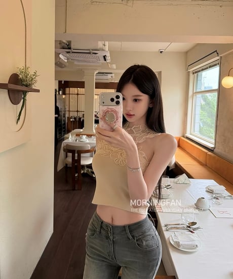 Lace Halter Neck Tops
