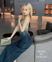 Gradation Denim Dress OP
