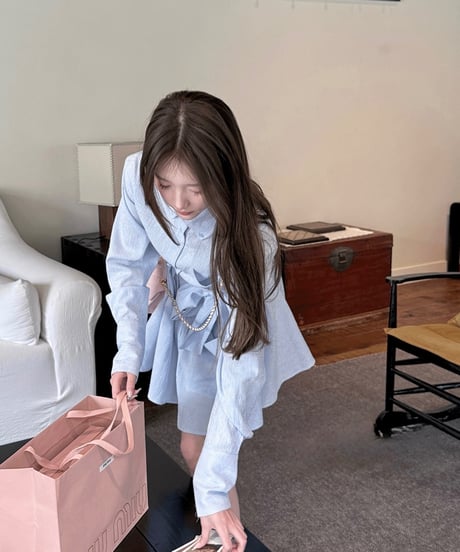 Fairy Waist Check Shirt Dress