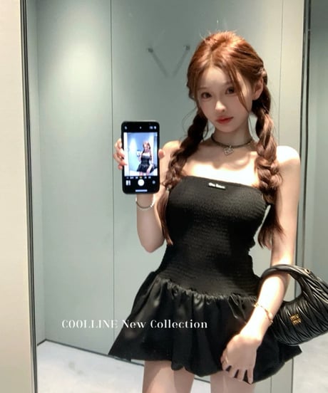 Black Strapless Dress