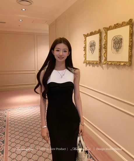 Classic Bi-color Dress