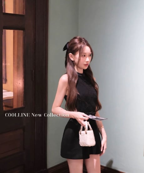 Belted Jacquard Dress