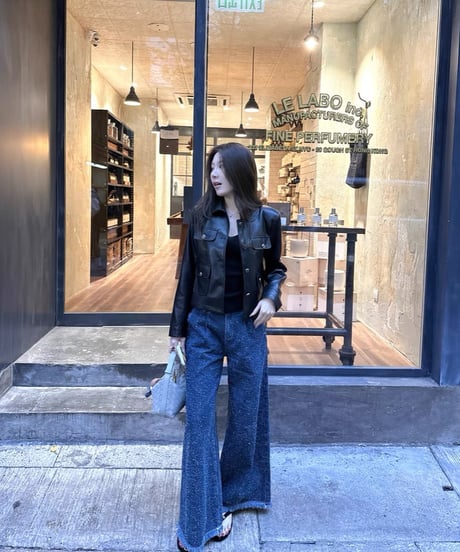 Feminine PU Leather Jacket