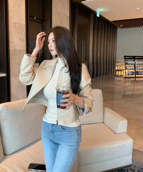 Short PU Leather Jacket