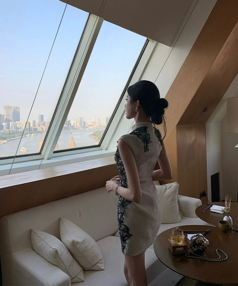 Lace Splicing Dress | glancetokyo
