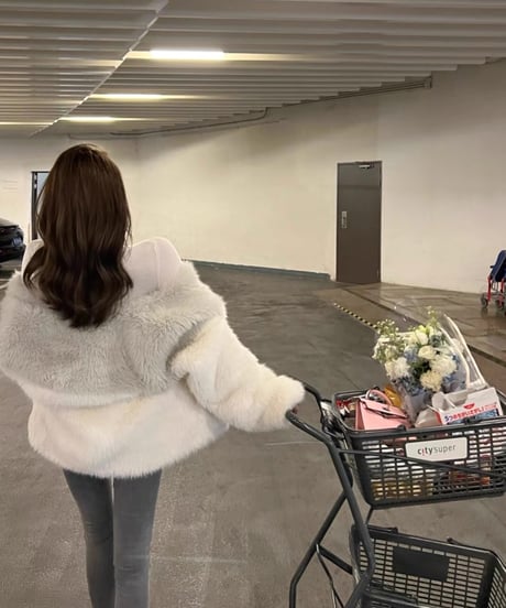 Bi-color Fur Jacket