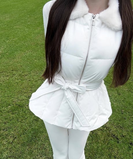 White Vest Down Jacket