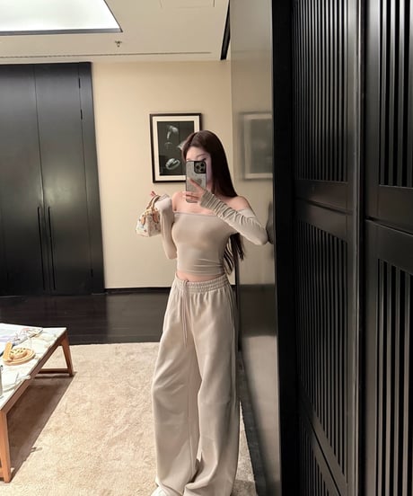 Off Shoulder Sweat Setup