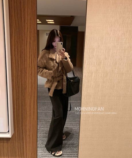 Teddy Cotton Boucle Jacket