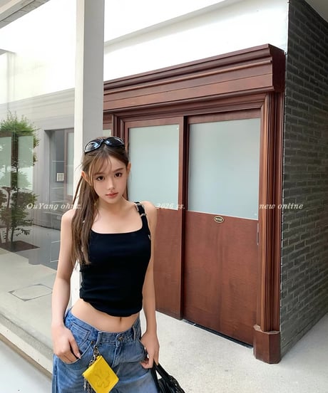 Metal Buckle Shoulder Strap Vest