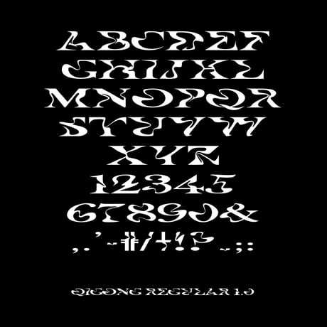 FP003 [3 FONT PACK] QIGONG + ZERO +  HAL🧳