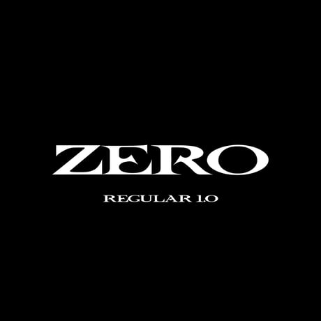 F007 [Font] ZERO Regular 1.0