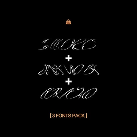 FP001 [3 FONT PACK] SWORD + SHINOBI + HANZO 👜