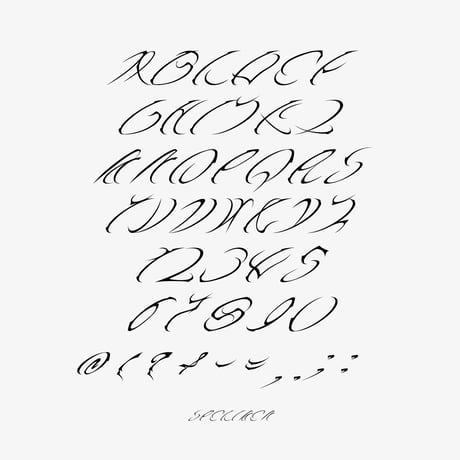 F009 [Font] HANZO Regular 1.0