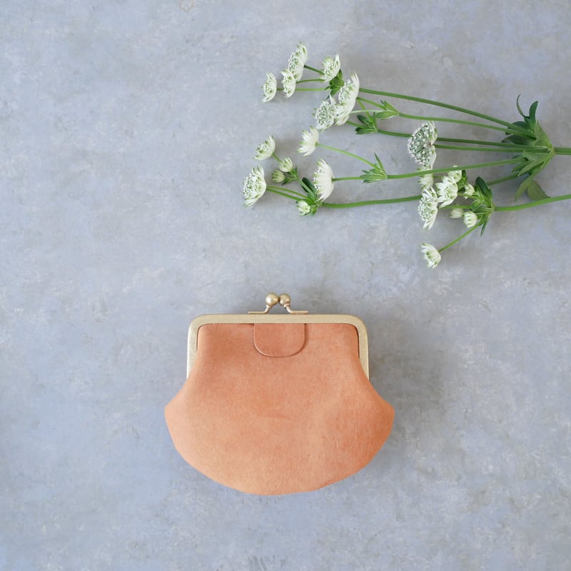 クラッシックながまぐち財布・M」ナチュラル | RECHTECK