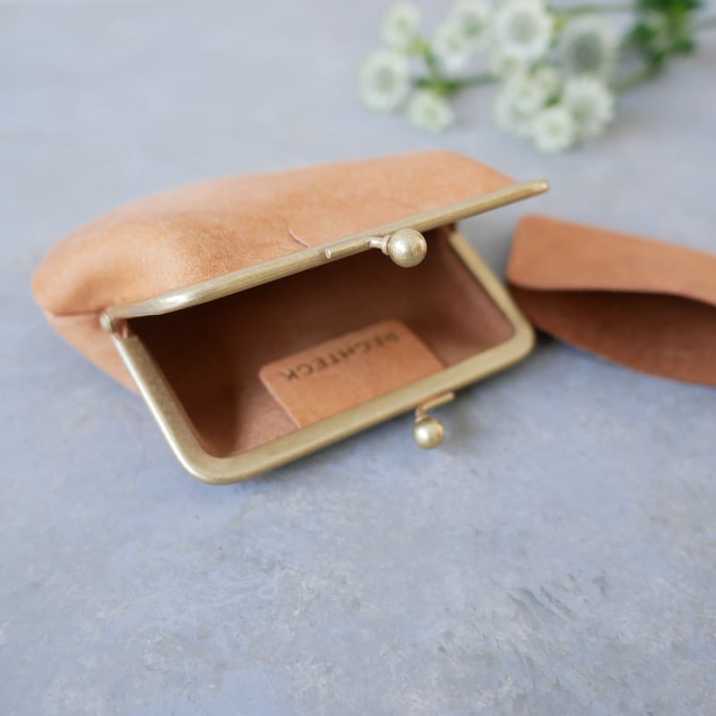 クラッシックながまぐち財布・M」ナチュラル | RECHTECK