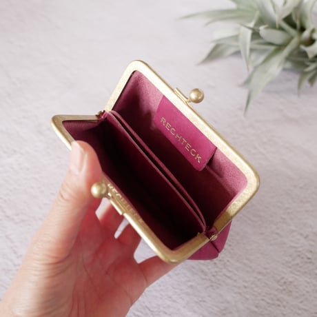 「クラッシックながまぐち財布・M」ラズベリー