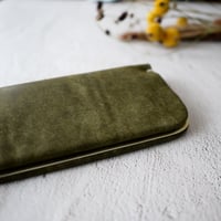 「スナップウォレット・LONG」モスグリーン