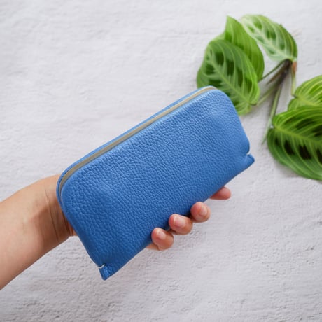 「スナップウォレット・LONG」フレンチブルー