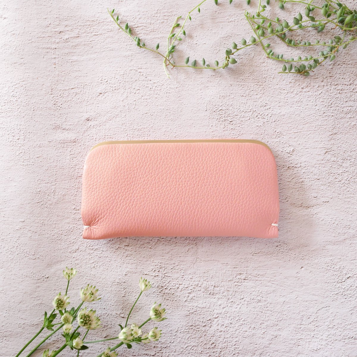 スナップウォレット・LONG」ベビーピンク | RECHTECK