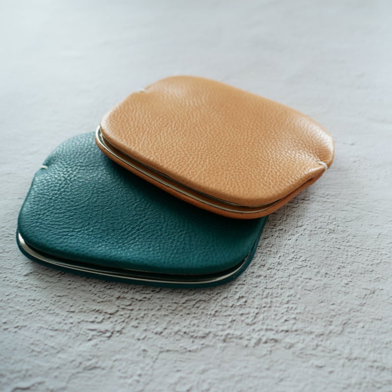 スナップウォレット・M」ピーコックブルー | RECHTECK 