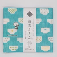 mizutama　白雪友禅ふきん　パンツ柄（ブルー）
