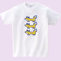 三連狐Tシャツ
