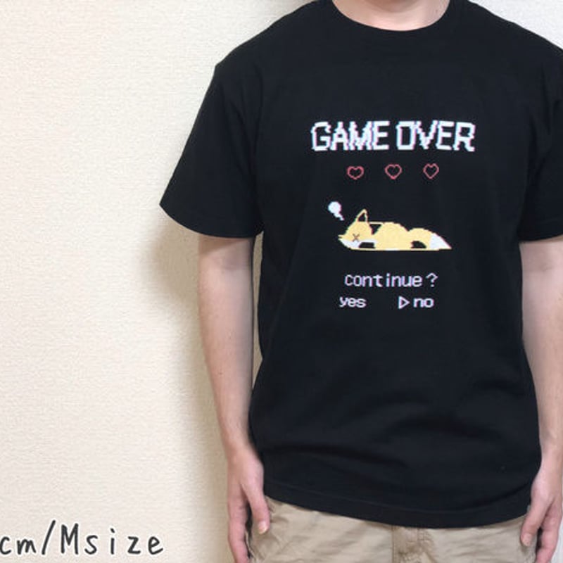 [新品]VAULTROOM GAME OVER ブラックTシャツ GAME OVER TEE / BLK – VAULTROOM