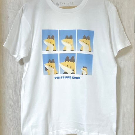 おきつね証明写真Tシャツ