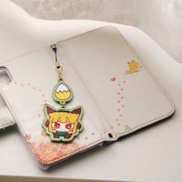 ゆらゆら刺繍ストラップ