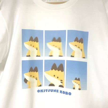 おきつね証明写真Tシャツ