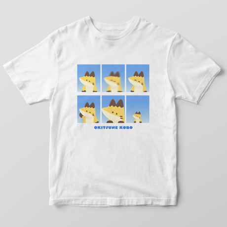 おきつね証明写真Tシャツ