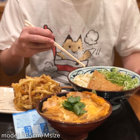 きつねうどんTシャツ【ミト様コラボグッズ】