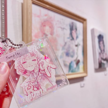 ちゅりアクキー 全3種+レア【西瓜みいさん二人展グッズ】