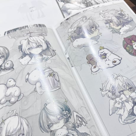 yluコラボイラスト集「エーテルと白く溶ける-Christmas Market-」